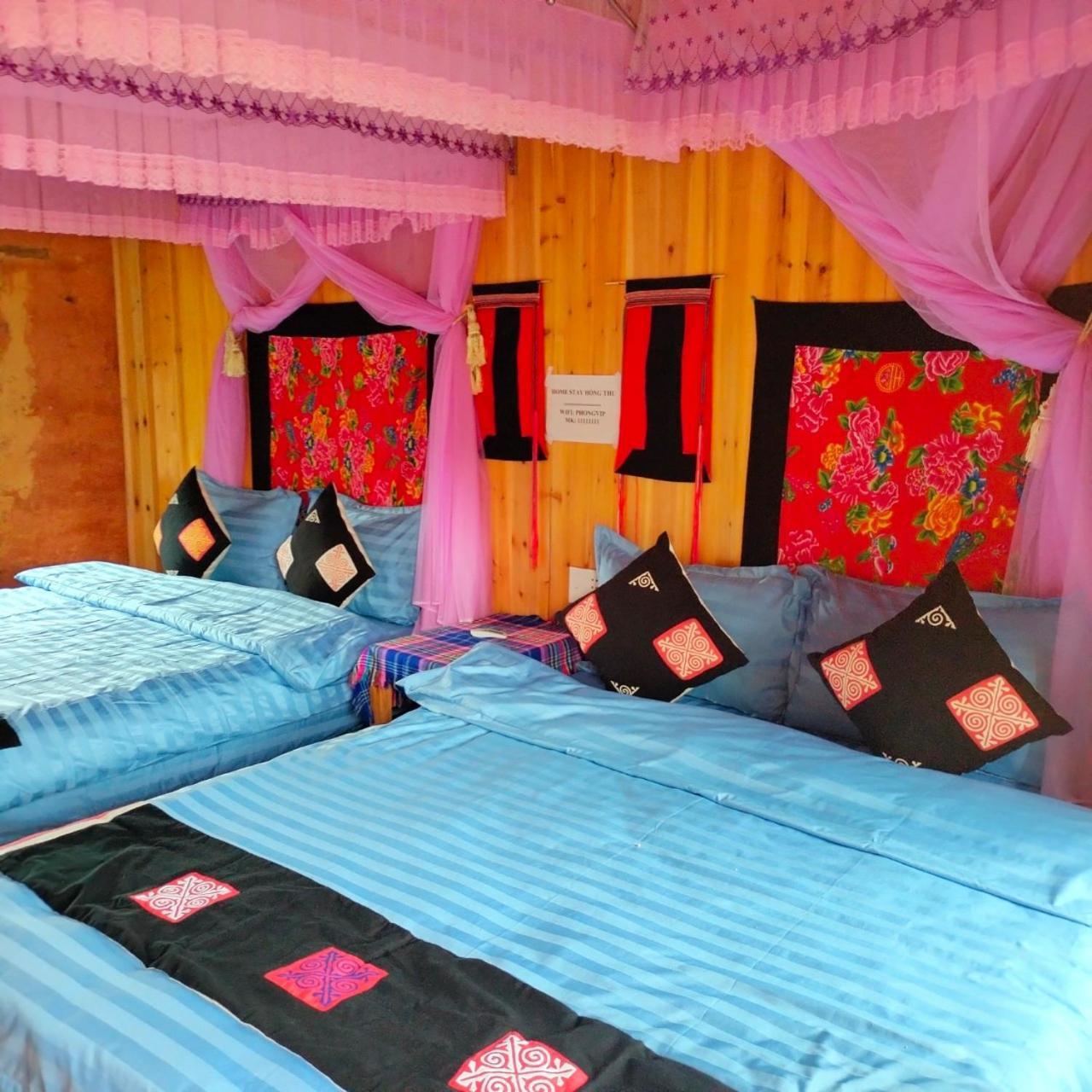 Hong Thu Homestay & Bungalow Quan Ba Bagian luar foto