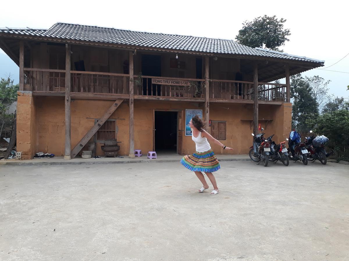 Hong Thu Homestay & Bungalow Quan Ba Bagian luar foto