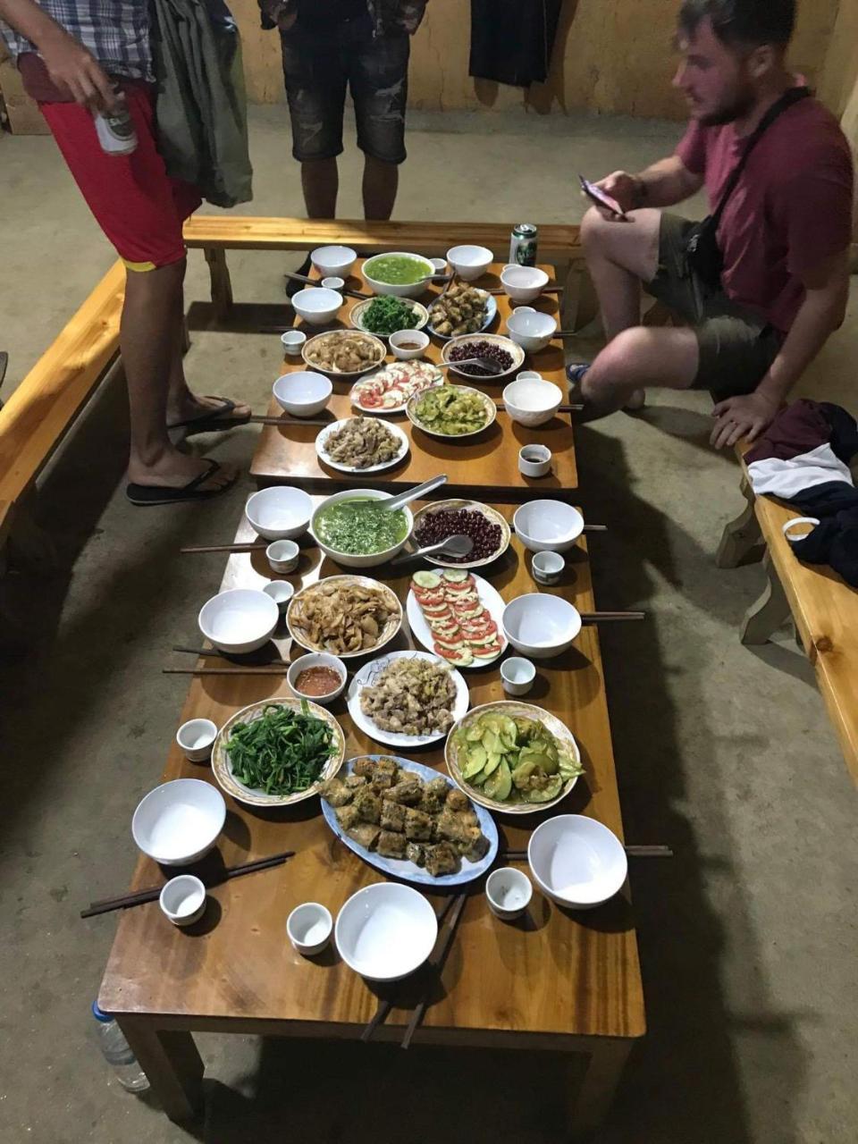 Hong Thu Homestay & Bungalow Quan Ba Bagian luar foto